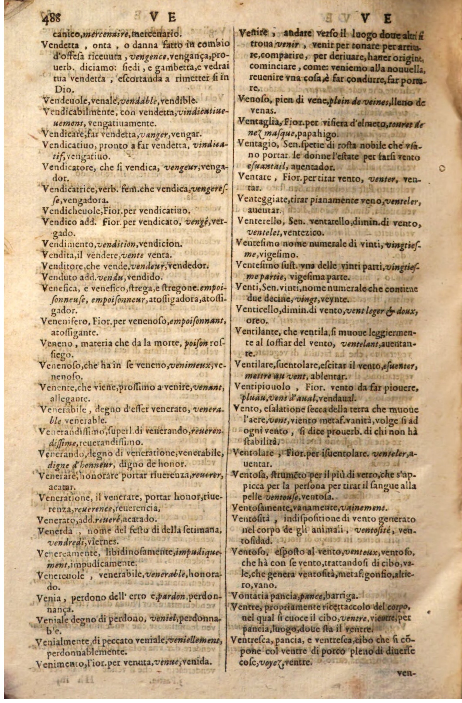 1644 - Jacques Crespin - Trésor des trois langues - Passau