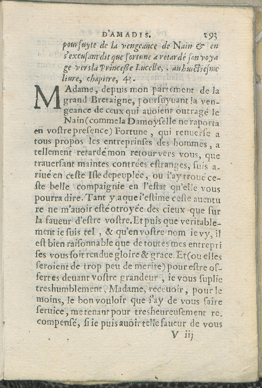 1559 - Pierre Regnard - Trésor des Amadis - Det KLG Copenhague