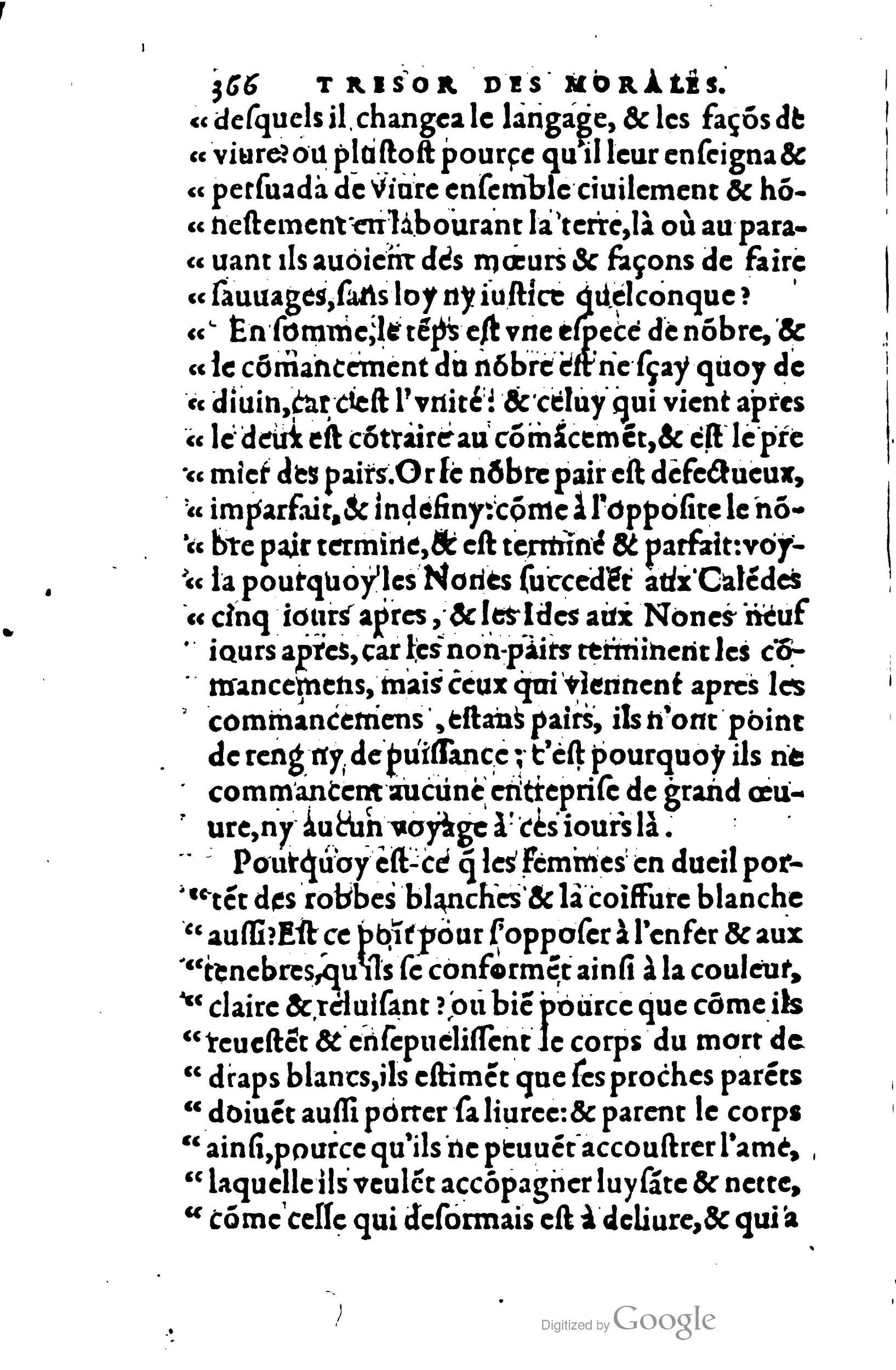 1578 - Jean Poupy - Trésor des morales de Plutarque - BSB Munich