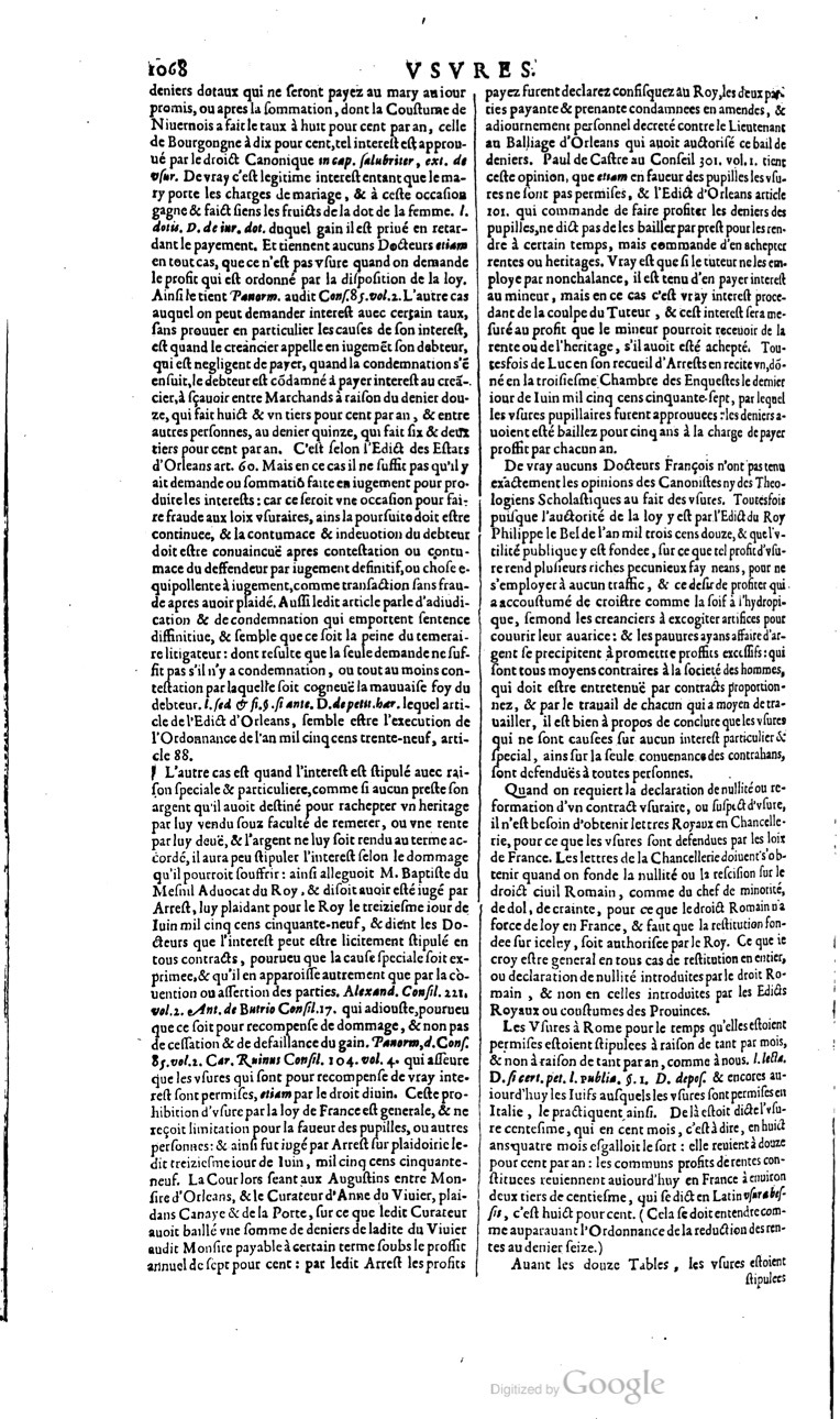 1629 - Veuve Nicolas Buon - Trésor du droit français (21754 T. 3) - BM Lyon