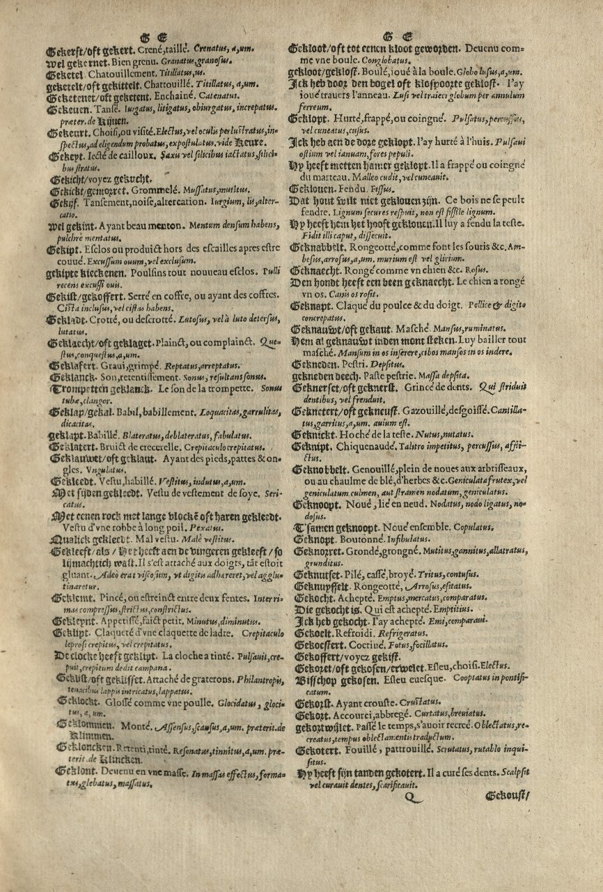 1573 - Christophe Plantin - Trésor du langage bas-allemand - Greifswald 1573 - Christophe Plantin - Trésor du langage bas-allemand - Greifswald