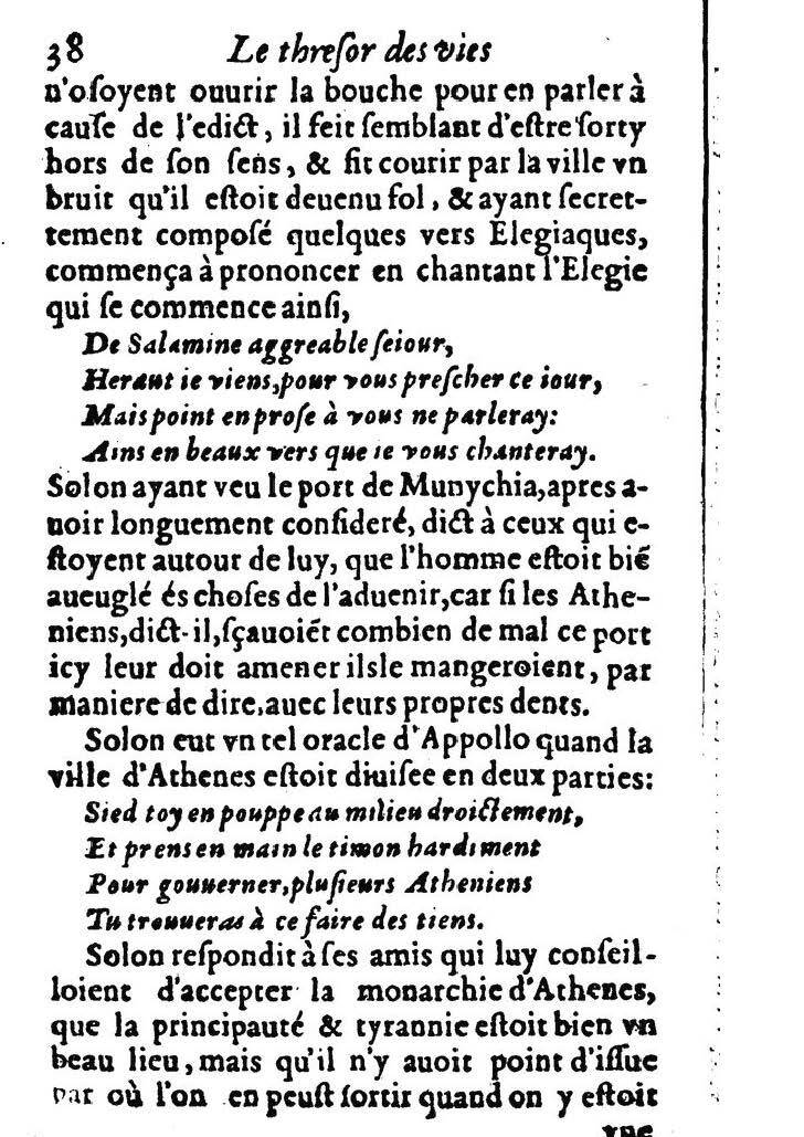 1611 - Pierre Rigaud - Trésor des vies de Plutarque - BM Lyon