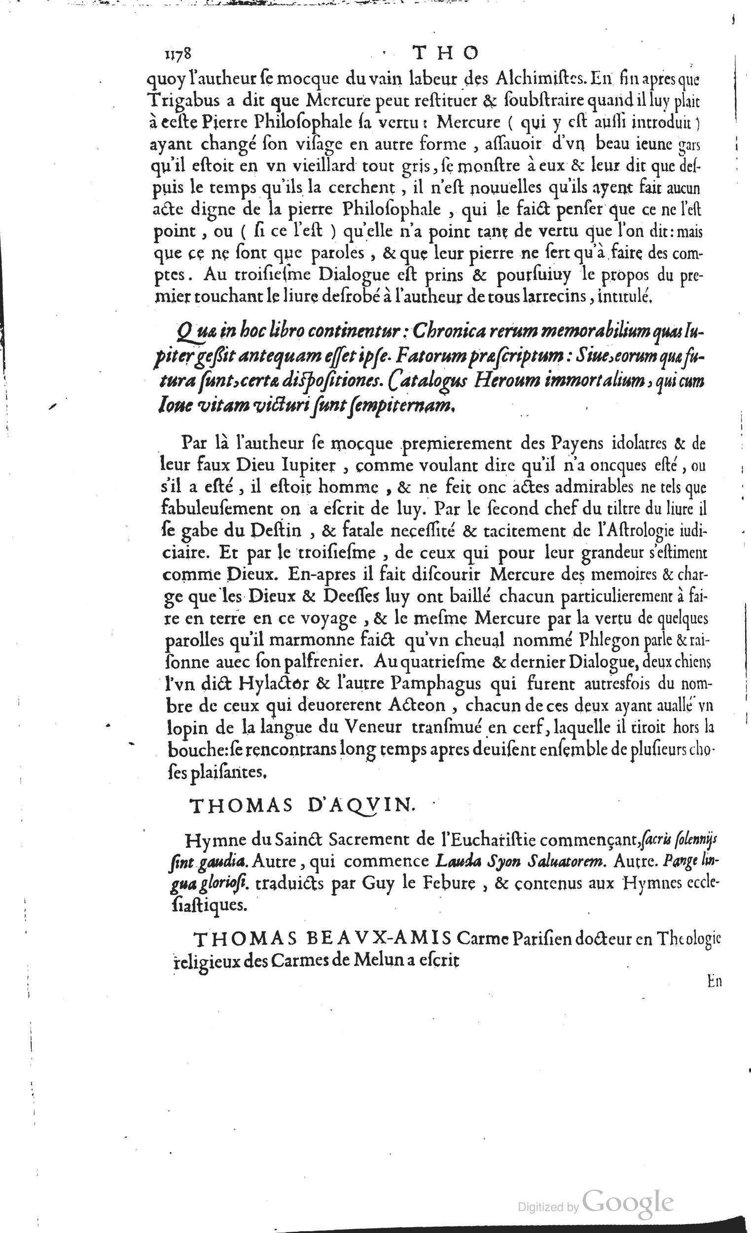 1585 - Barthélemy Honorat - Bibliothèques françaises - BSB Munich