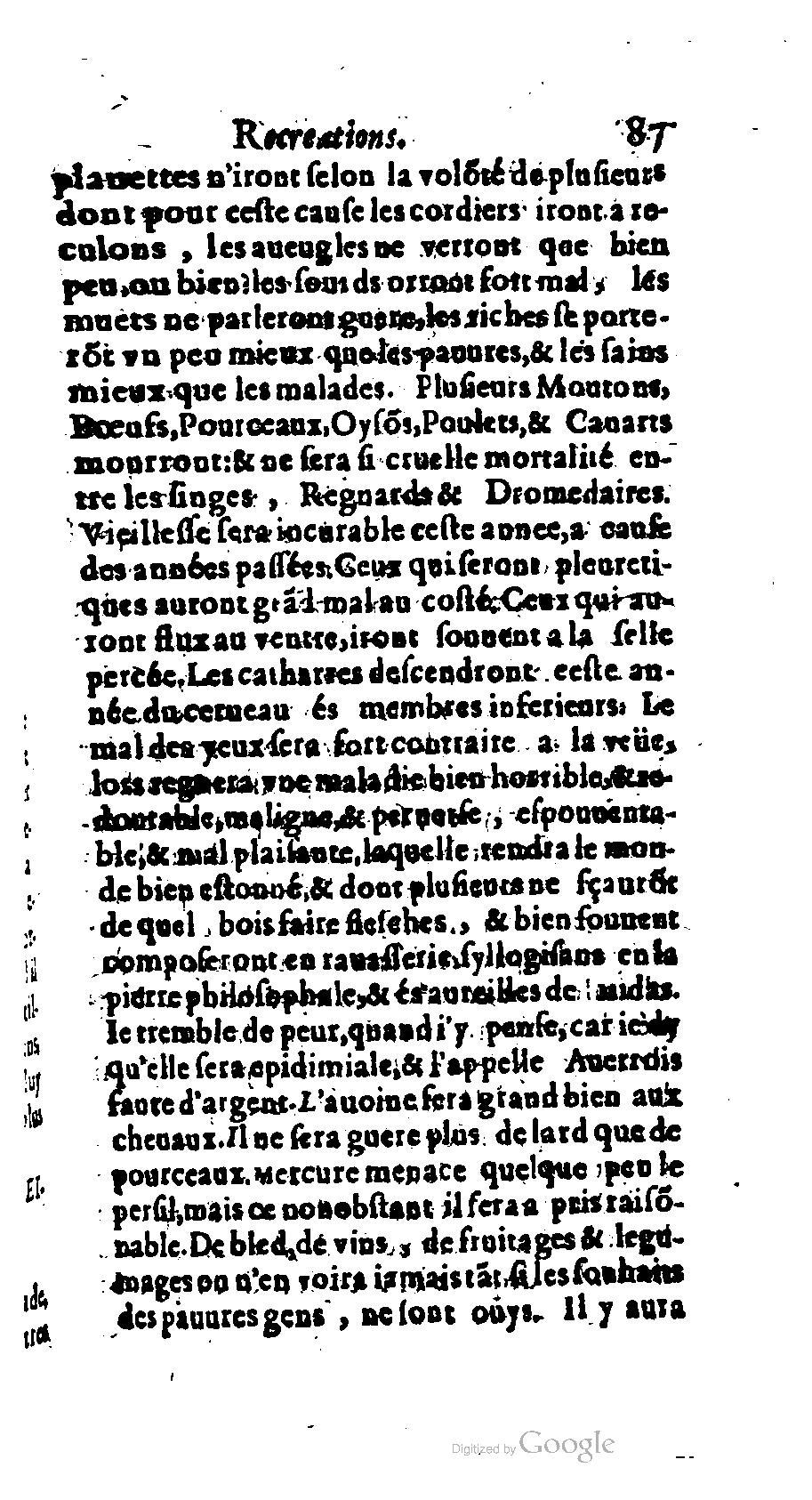 1611 - Romain de Beauvais - Trésor des récréations - BM Lyon 1611 - Romain de Beauvais - Trésor des récréations - BM Lyon