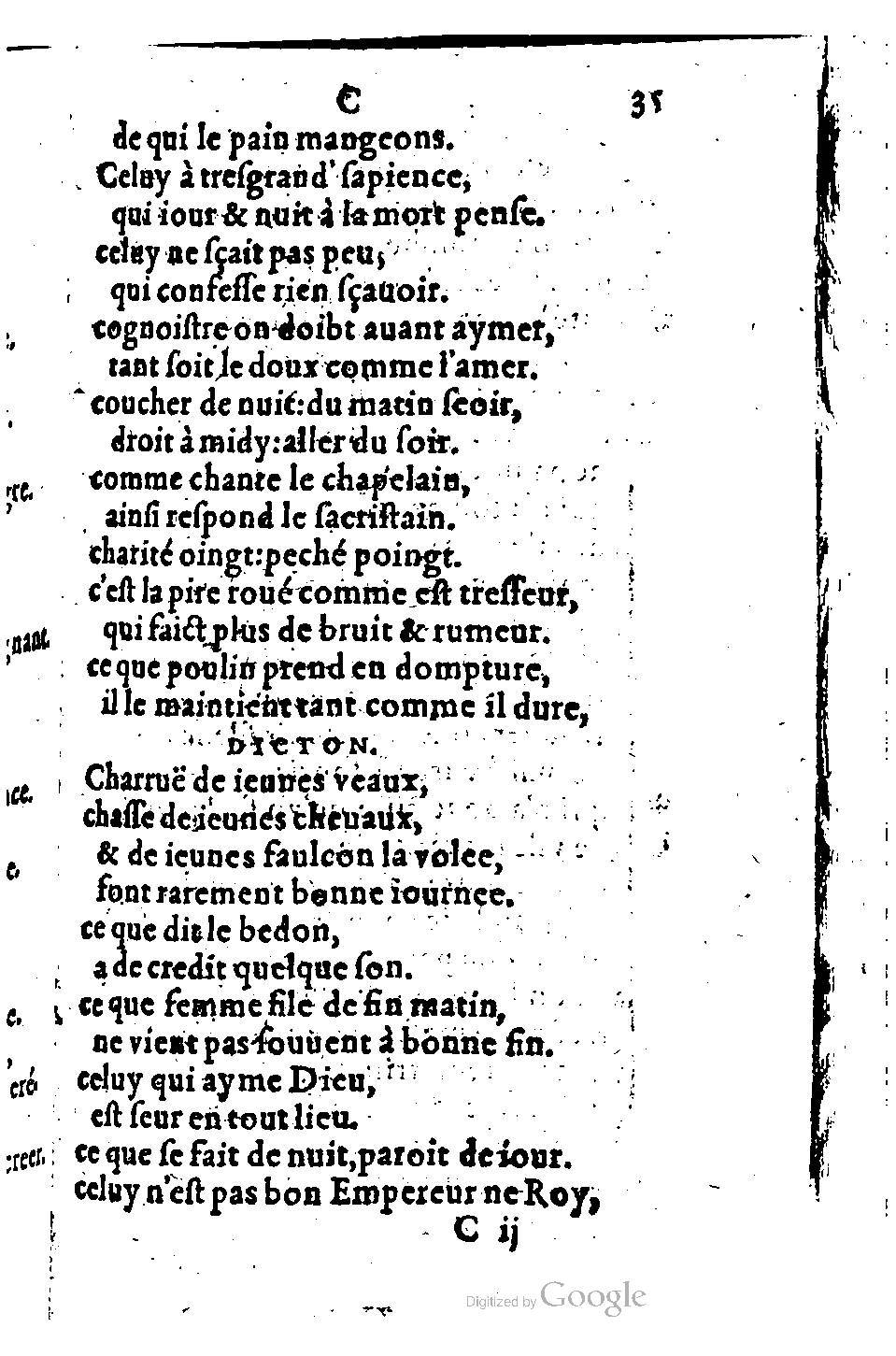 1582 - Nicolas Bonfons - Trésor des sentences dorées - BM Lyon 1582 - Nicolas Bonfons - Trésor des sentences dorées - BM Lyon