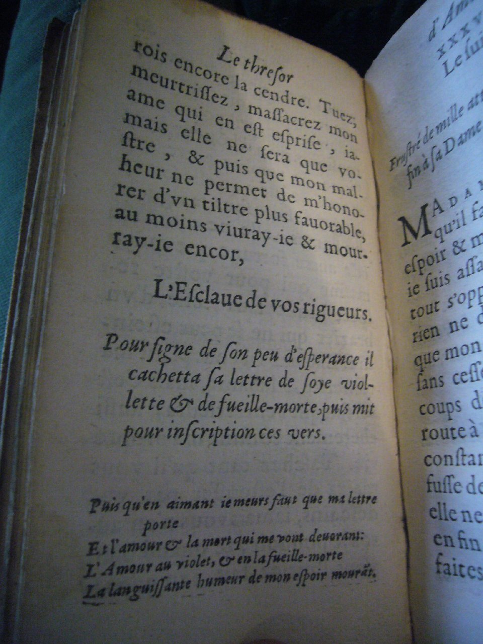 1597 - Matthieu Guillemot - Trésor d’amour - BnF Arsenal