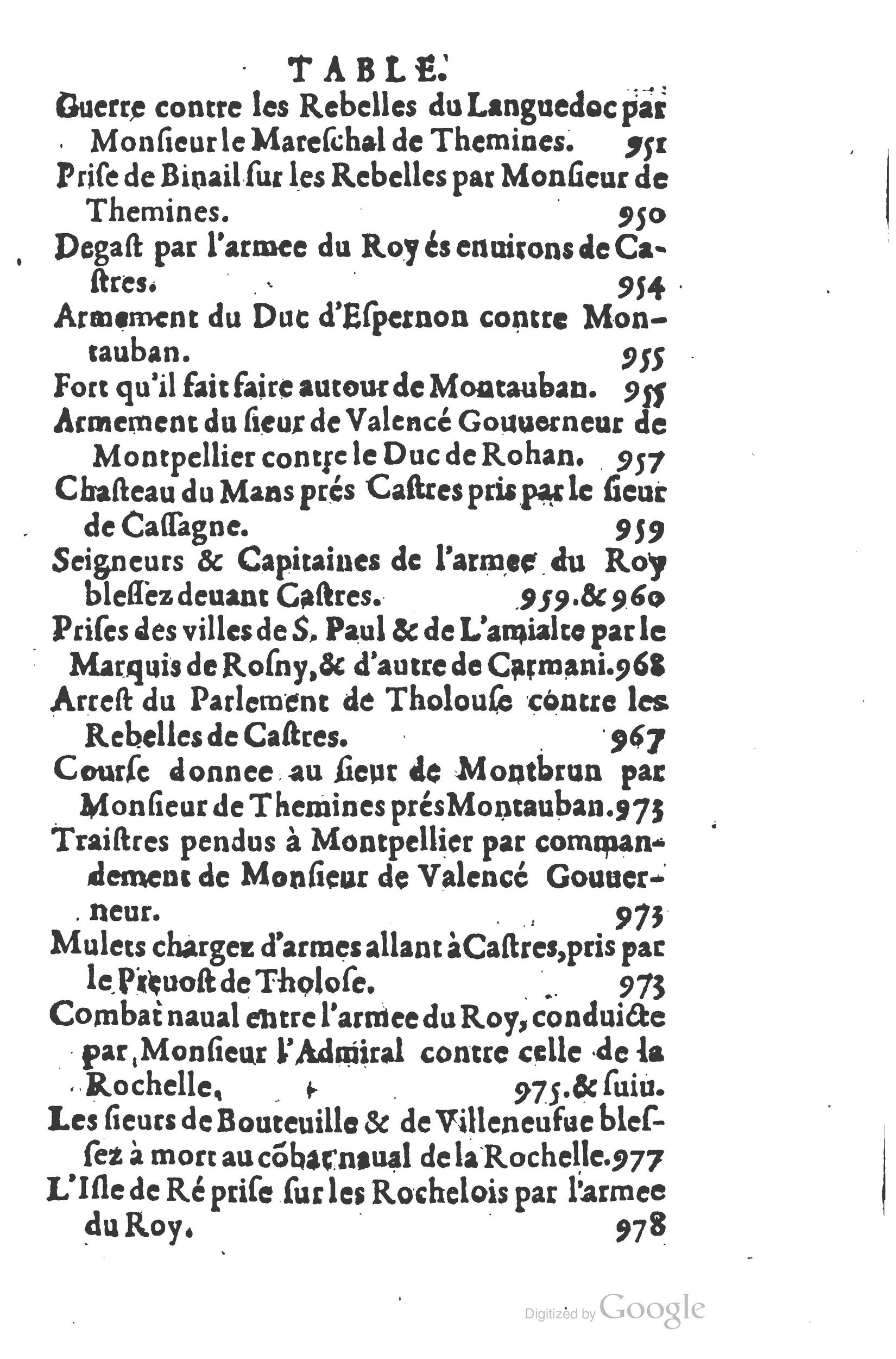 1626 - Joseph Bouillerot - Trésor de l’histoire générale de notre temps - BSB Munich