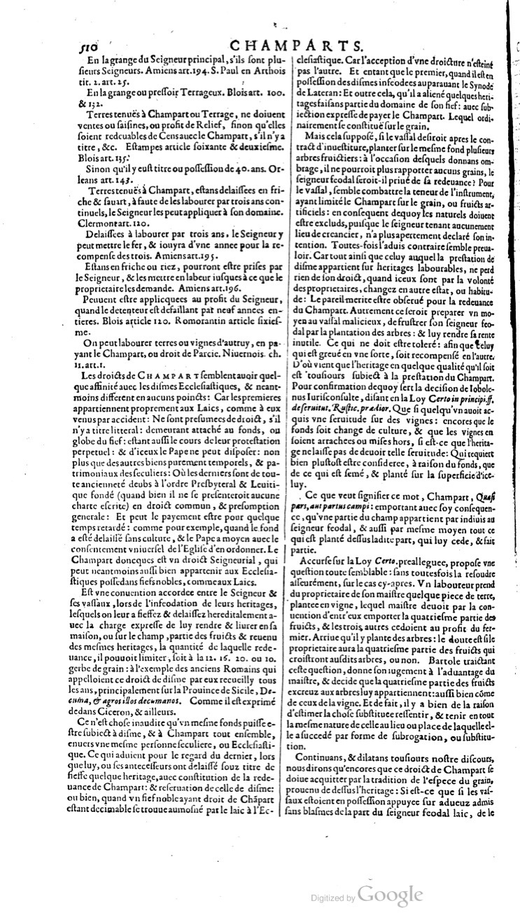 1629 - Veuve Nicolas Buon - Trésor du droit français (21754 T. 1) - BM Lyon