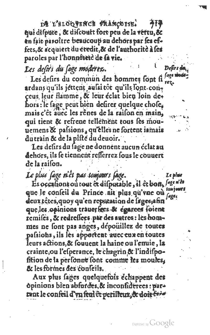 1610 - Louis Coste - Trésor de l’éloquence française (Seconde partie) - BM Lyon