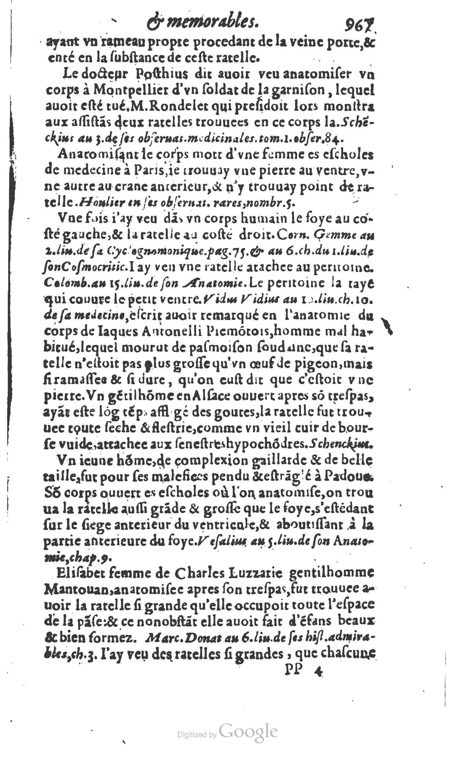 1610 - Paul Marceau - Trésor d’histoires admirables et mémorables - Princeton