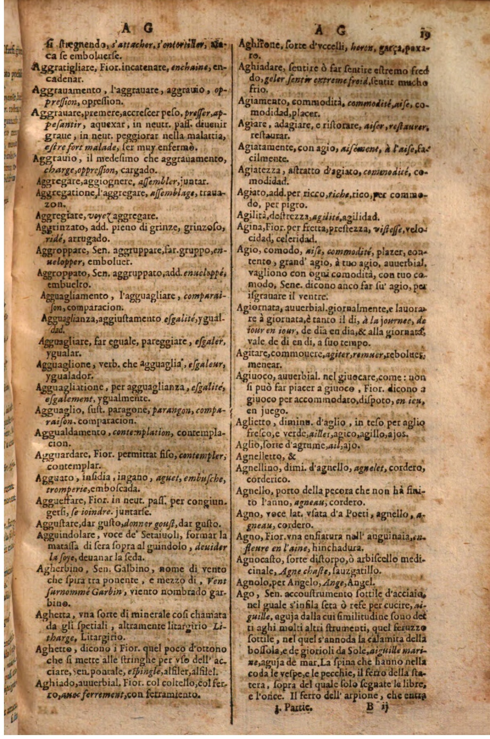 1644 - Jacques Crespin - Trésor des trois langues - Passau 1644 - Jacques Crespin - Trésor des trois langues - Passau