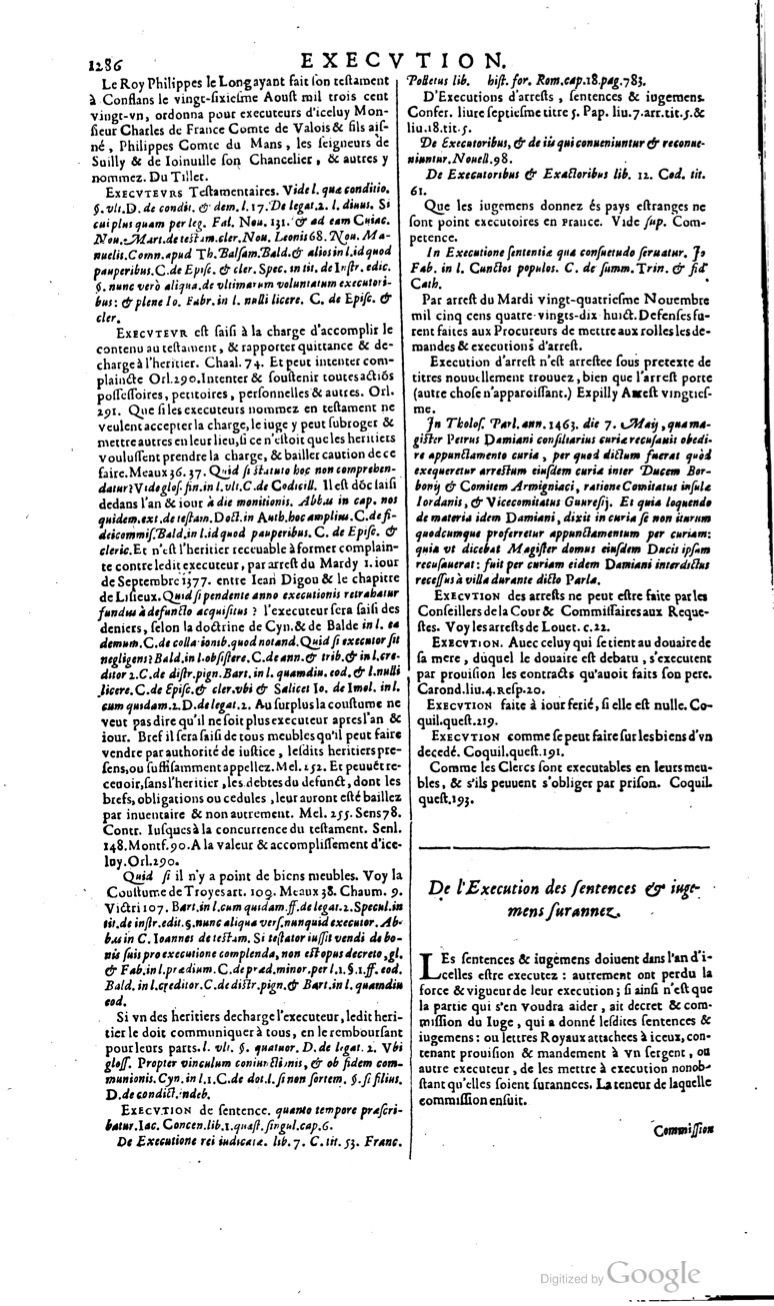 1629 - Veuve Nicolas Buon - Trésor du droit français (21754 T. 1) - BM Lyon
