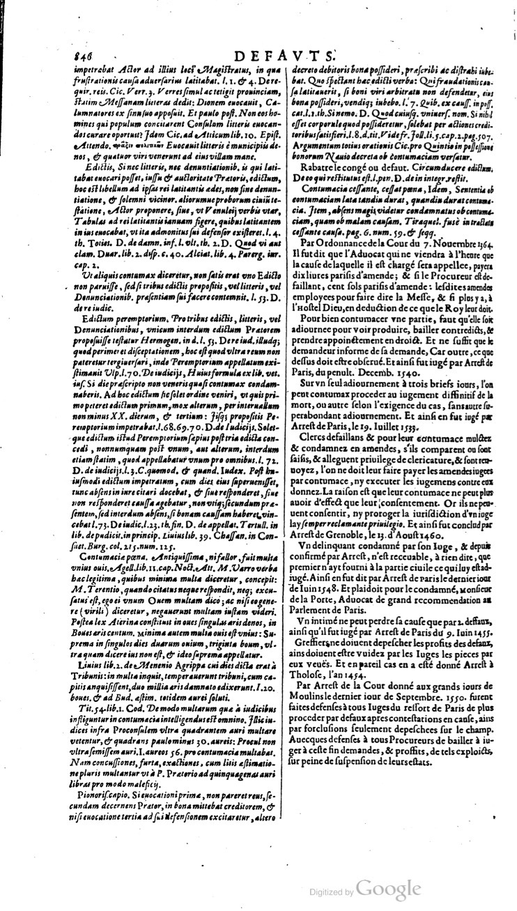 1629 - Veuve Nicolas Buon - Trésor du droit français (21754 T. 1) - BM Lyon