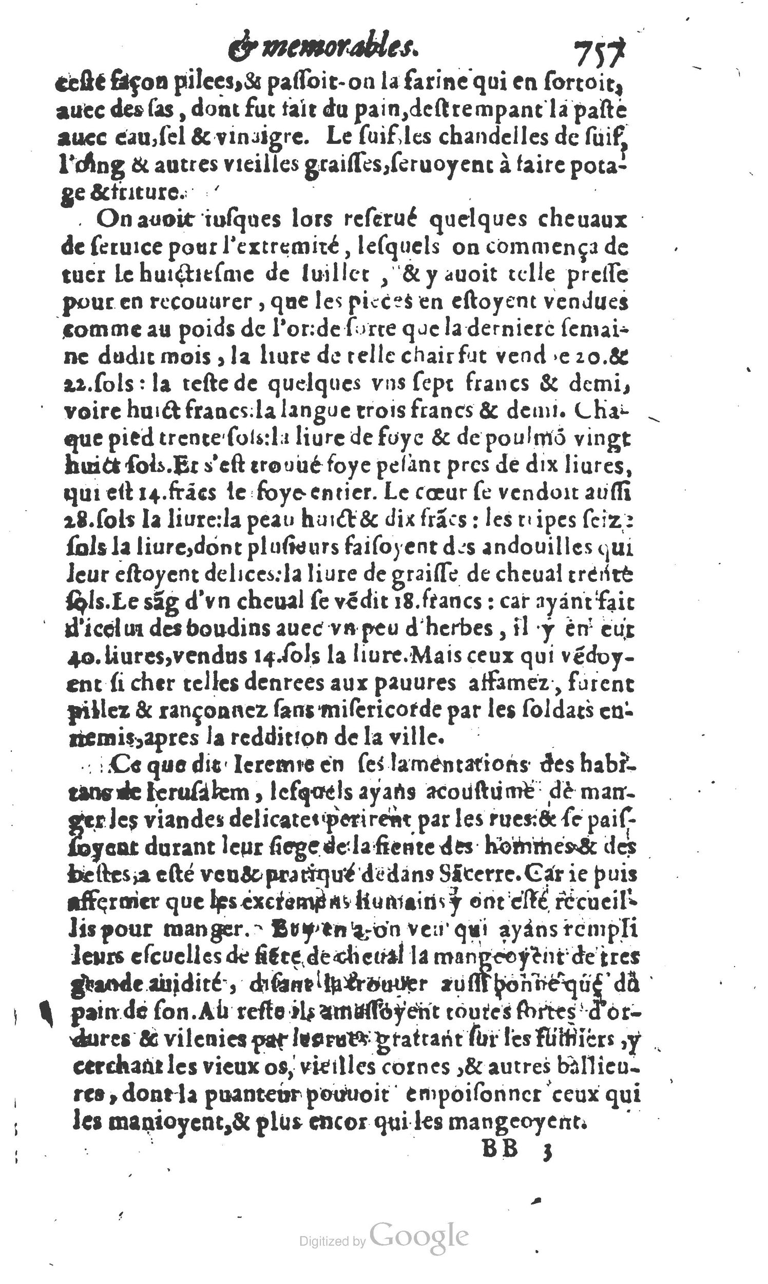 1610 - Paul Marceau - Trésor d’histoires admirables et mémorables - Princeton