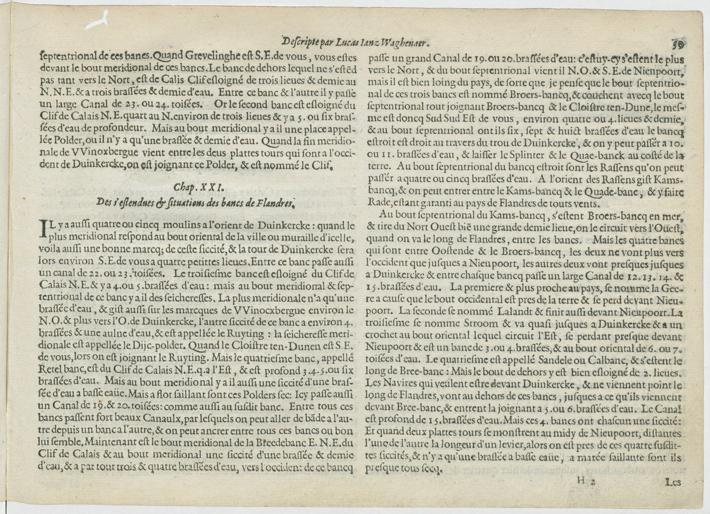 1601 - Bonaventure d’Aseville - Trésorerie ou cabinet de route marinesque - BnF