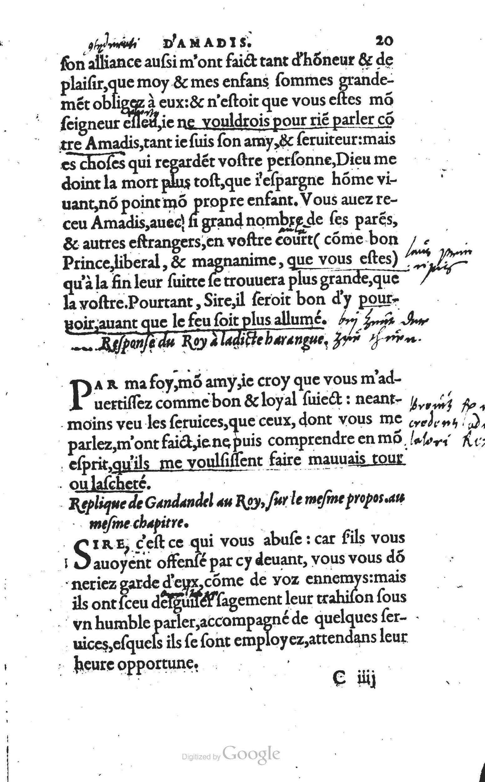 1560 - Vincent Sertenas et Gilles Robinot - Trésor des Amadis - British Library