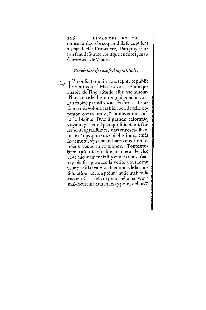 1572 - Nicolas Du Chemin - Finances et Trésor de la plume française - BM Lyon