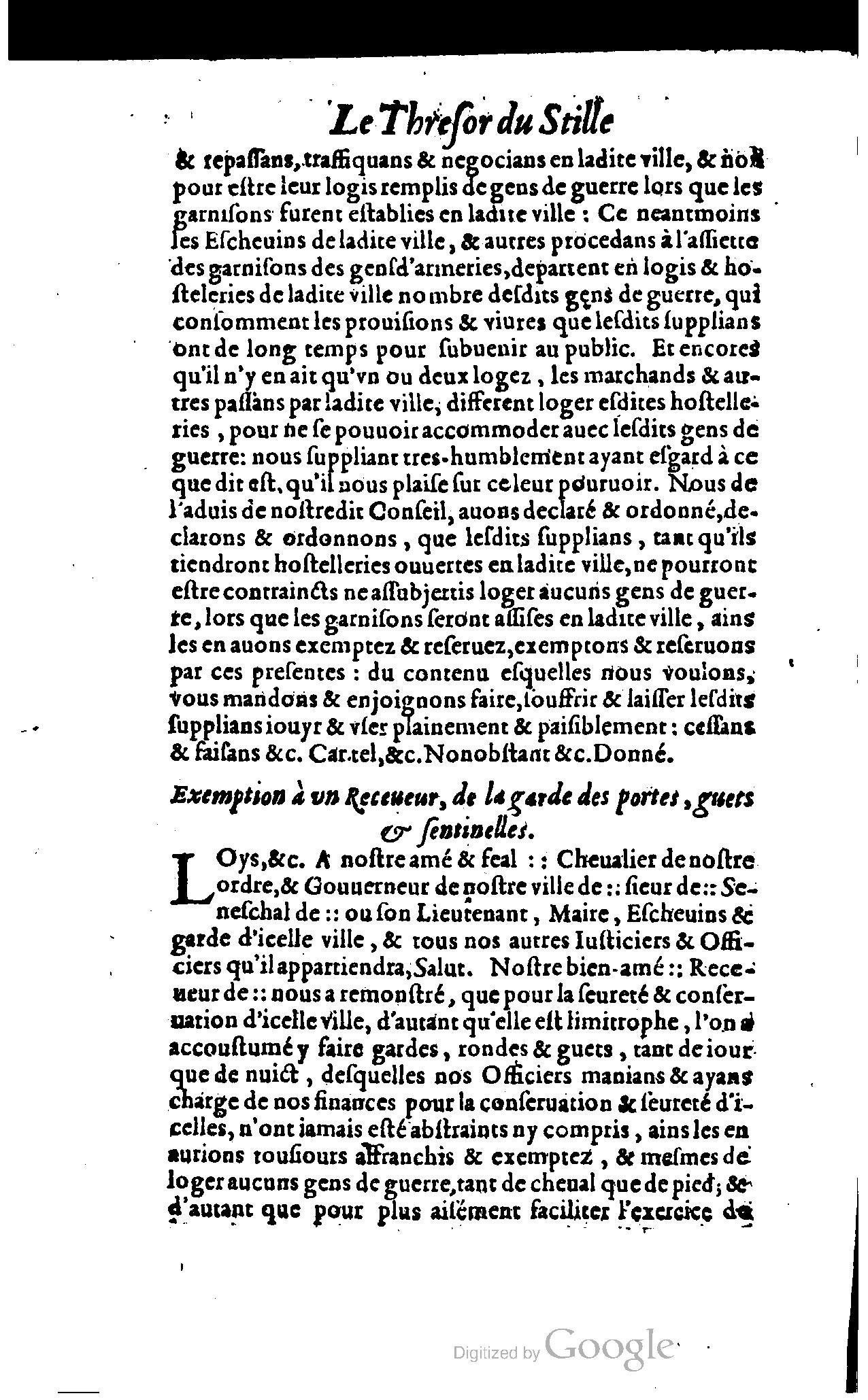 1614 - Jean Richer - Trésor du nouveau style et protocole de la chancellerie de France - BSB Munich