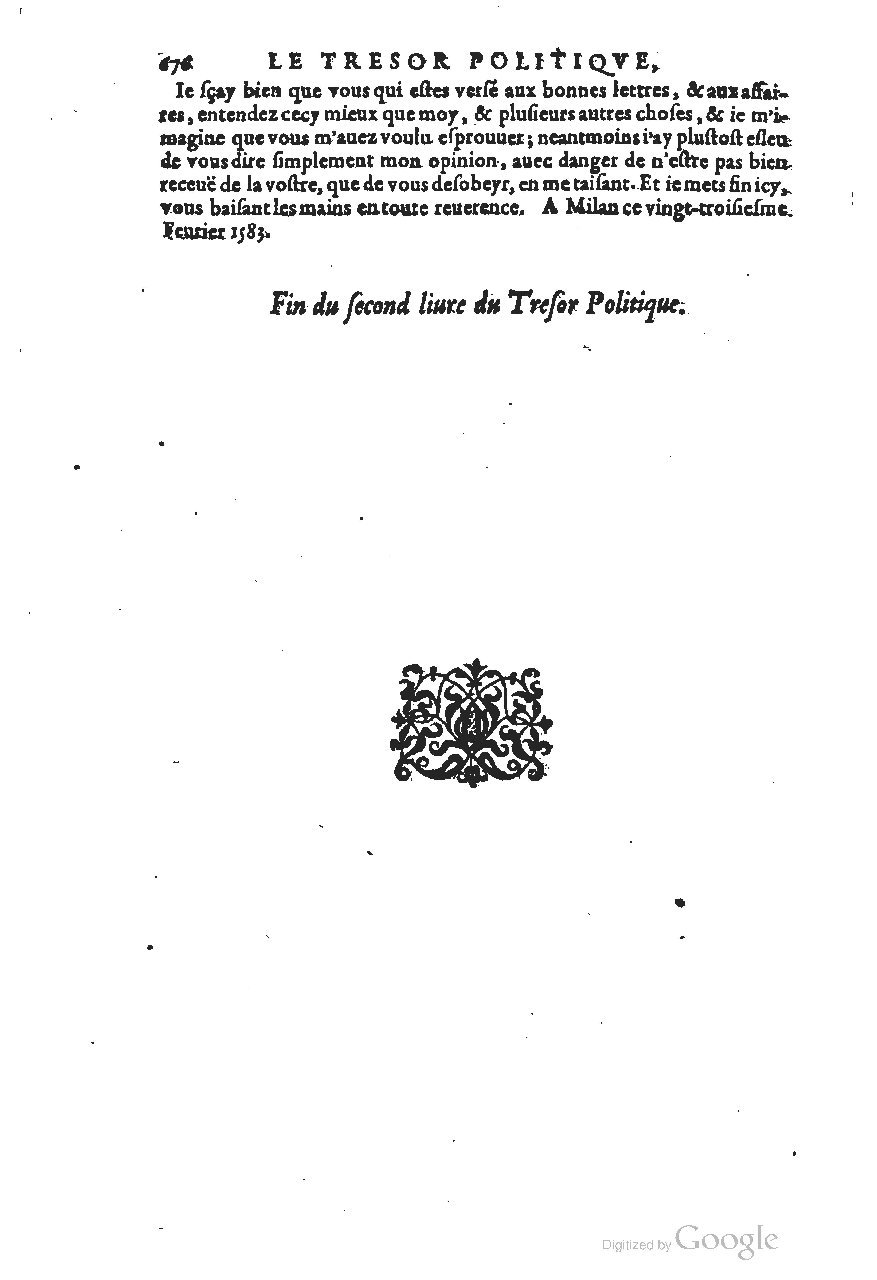 1611 - Pierre Chevalier - Trésor politique - UGent
