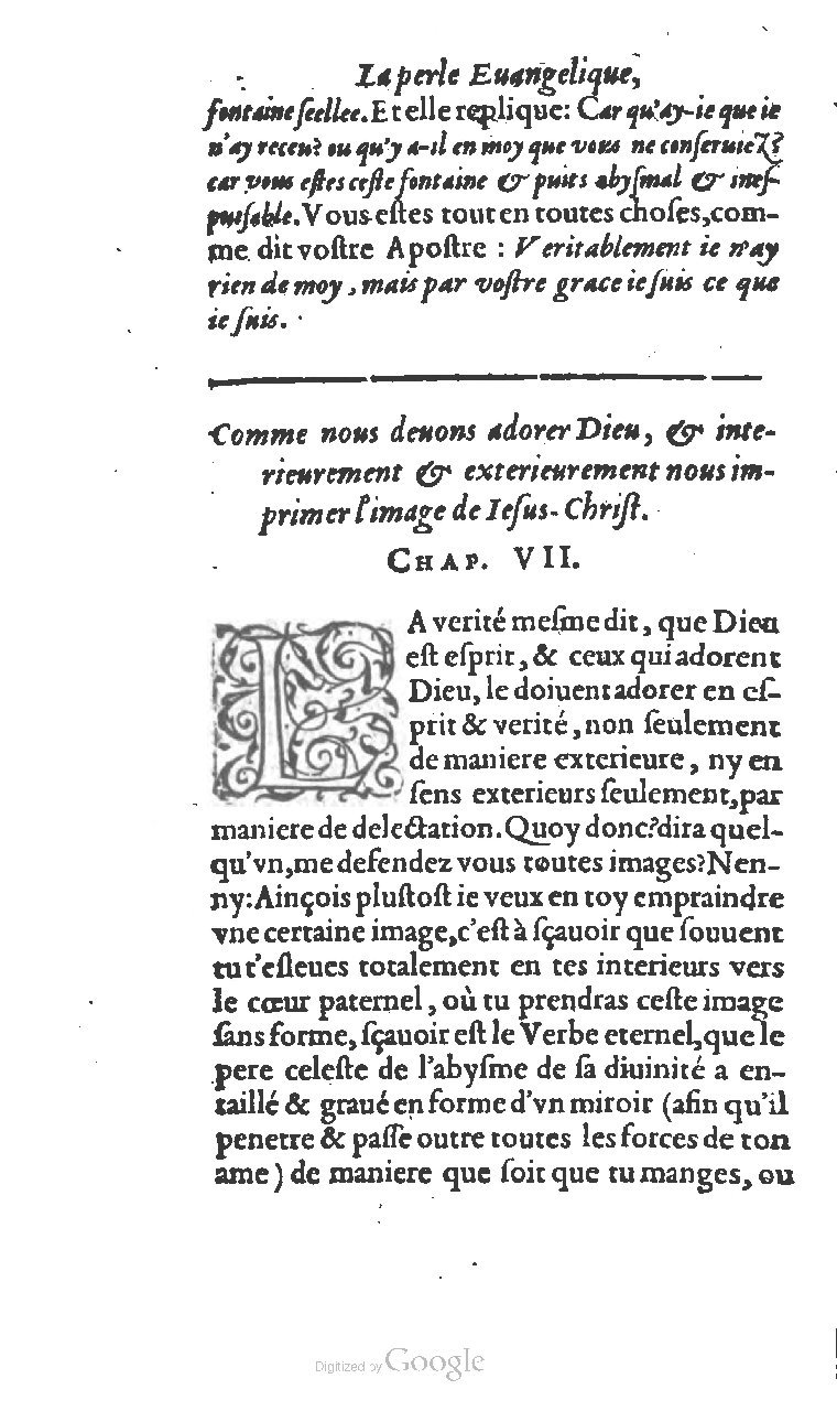 1602 - Veuve G. de la Noüe - Perle évangélique, Trésor incomparable de la sapience divine - UGent