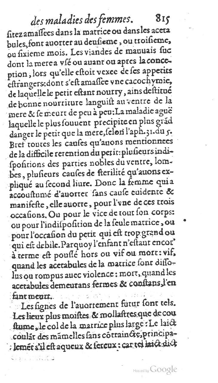 1585 - Jacques du Puis - Trésor des remèdes secrets pour les maladies des femmes - BnF