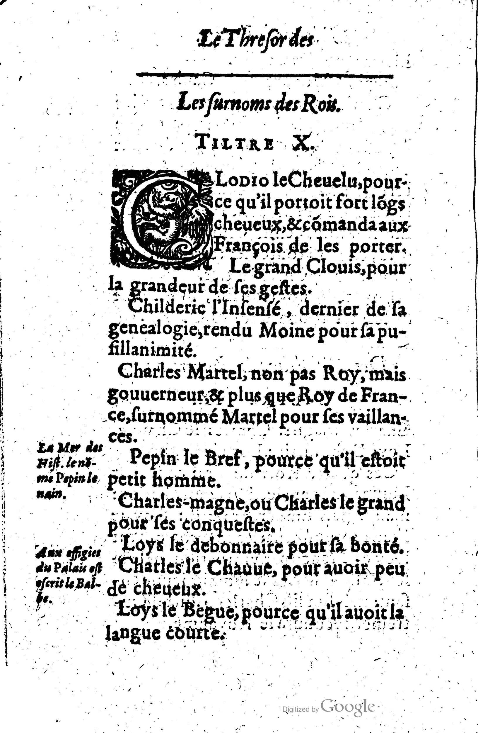 1619 - Jean Corrozet - Trésor des histoires de France - Anvers Musée Plantin-Moretus