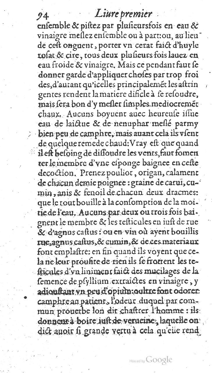 1585 - Jacques du Puis - Trésor des remèdes secrets pour les maladies des femmes - BnF 1585 - Jacques du Puis - Trésor des remèdes secrets pour les maladies des femmes - BnF