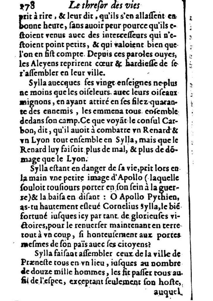 1611 - Pierre Rigaud - Trésor des vies de Plutarque - BM Lyon