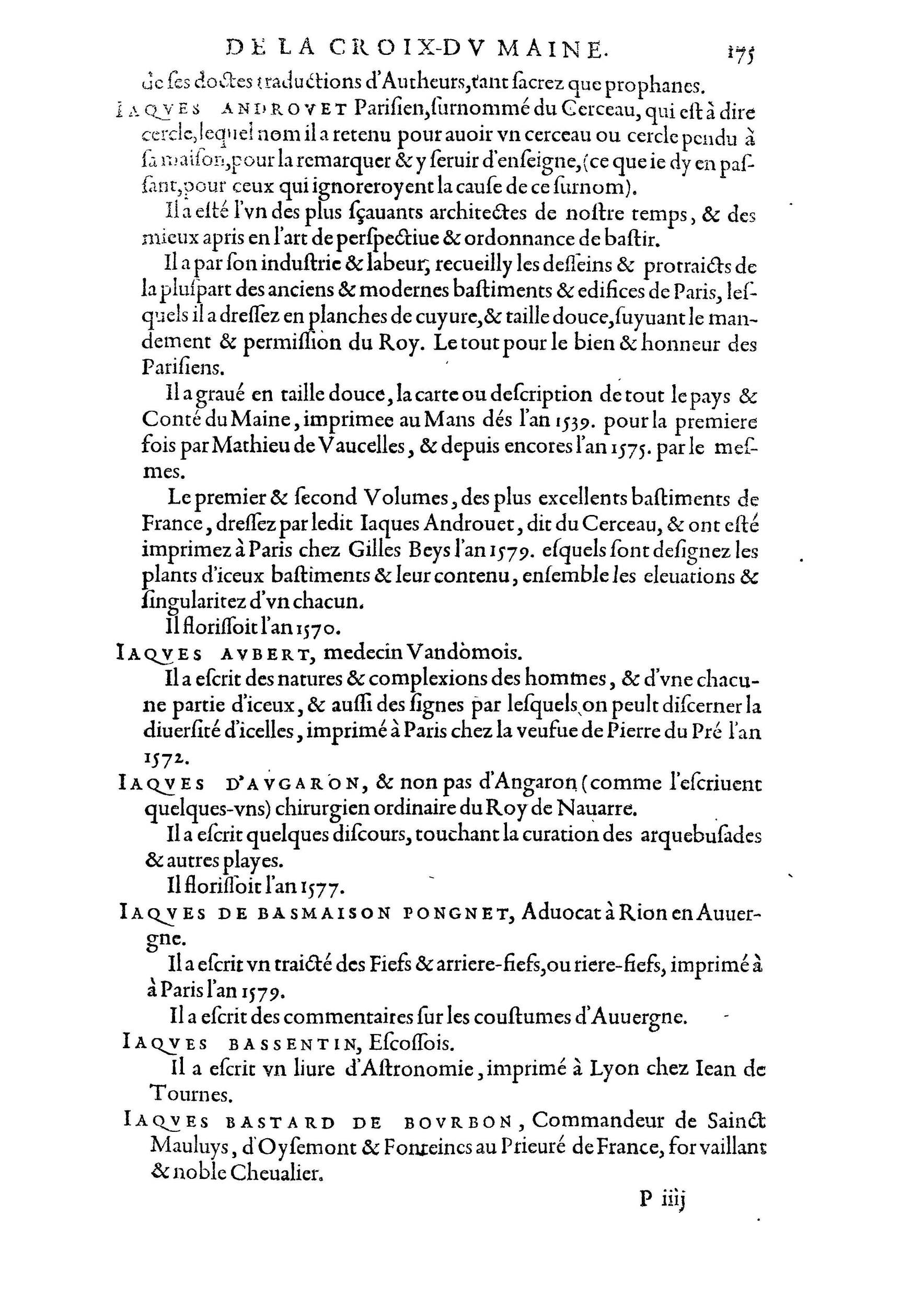 1584 - Abel L&#039;Angelier - Bibliothèques françaises - BnF