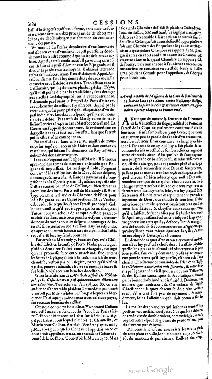 1629 - Veuve Nicolas Buon - Trésor du droit français (21754 T. 1) - BM Lyon