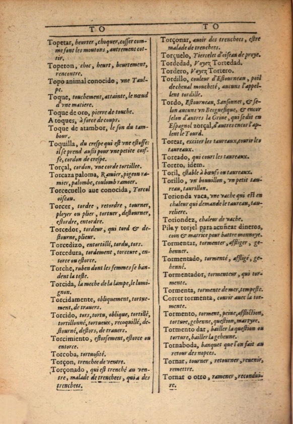 1607 - Marc Orry - Trésor des deux langues espagnole et française (Première et Seconde parties) - ÖNB Wien