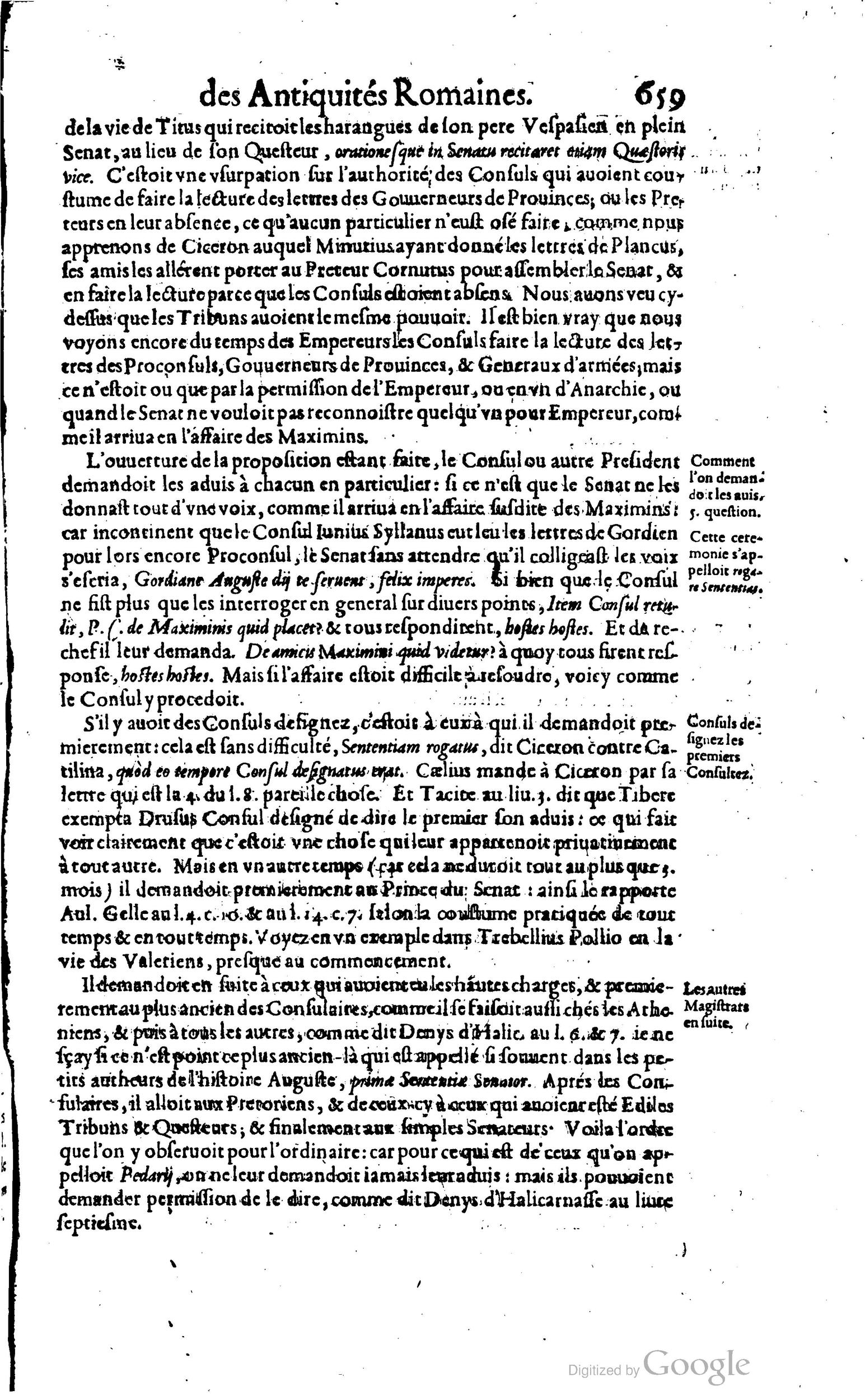 1650 - Denis Thierry - Trésor des antiquités romaines - BM Lyon