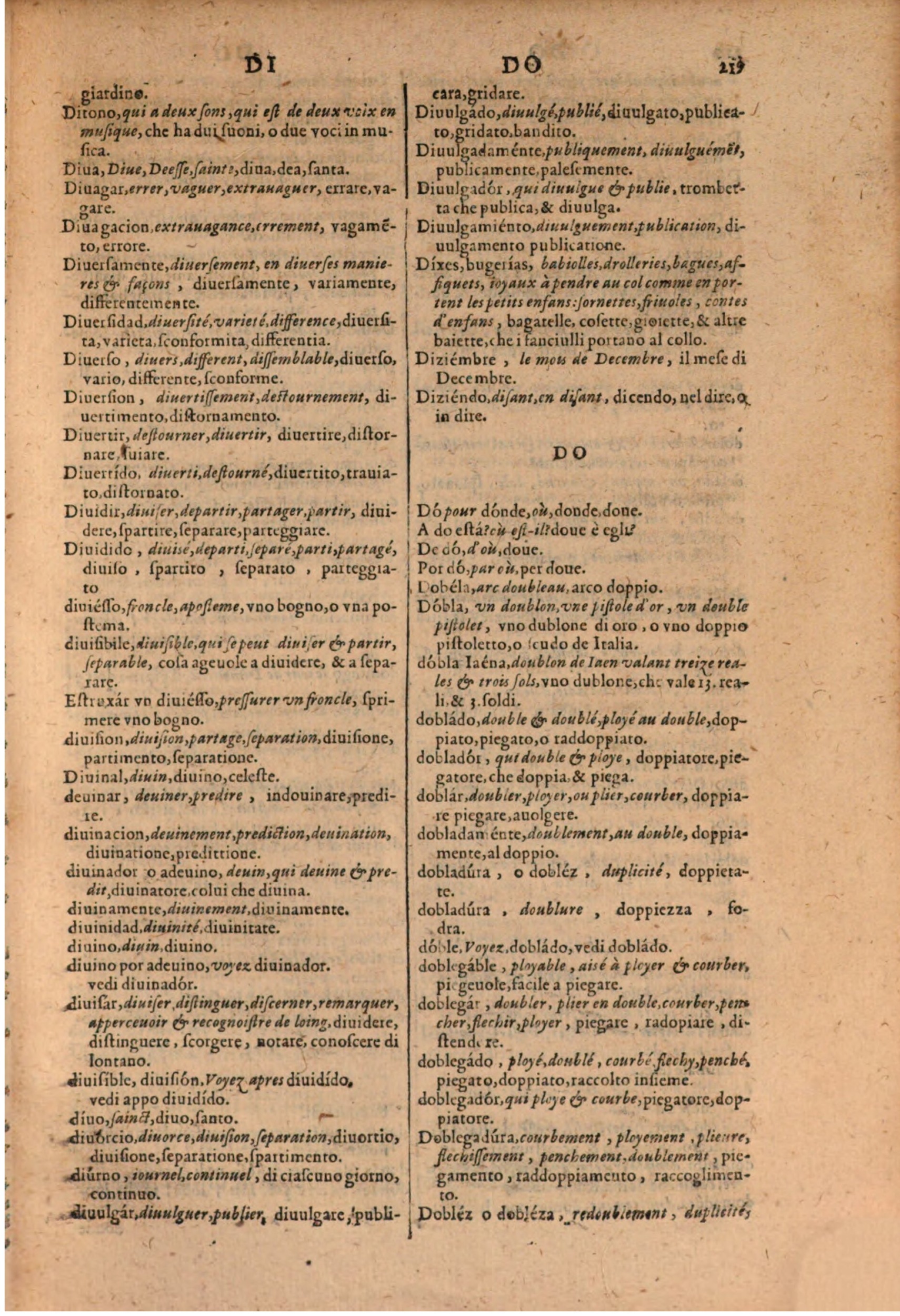 1606 Samuel Crespin Thresor des trois langues, francoise, italiene et espagnolle - BSB-237.jpeg