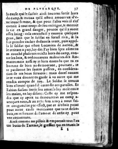1574 - Benoît Rigaud - Trésor des vies de Plutarque - Avignon