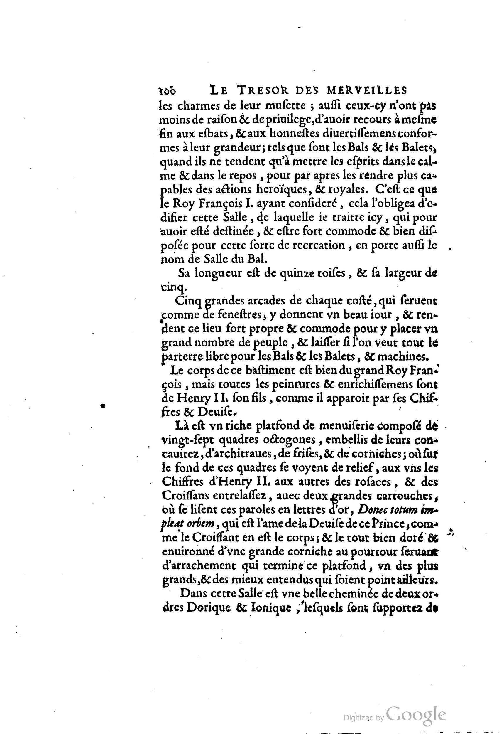 1642 - Sébastien Cramoisy - Trésor des merveilles de la maison royale de Fontainebleau - BM Lyon 1642 - Sébastien Cramoisy - Trésor des merveilles de la maison royale de Fontainebleau - BM Lyon