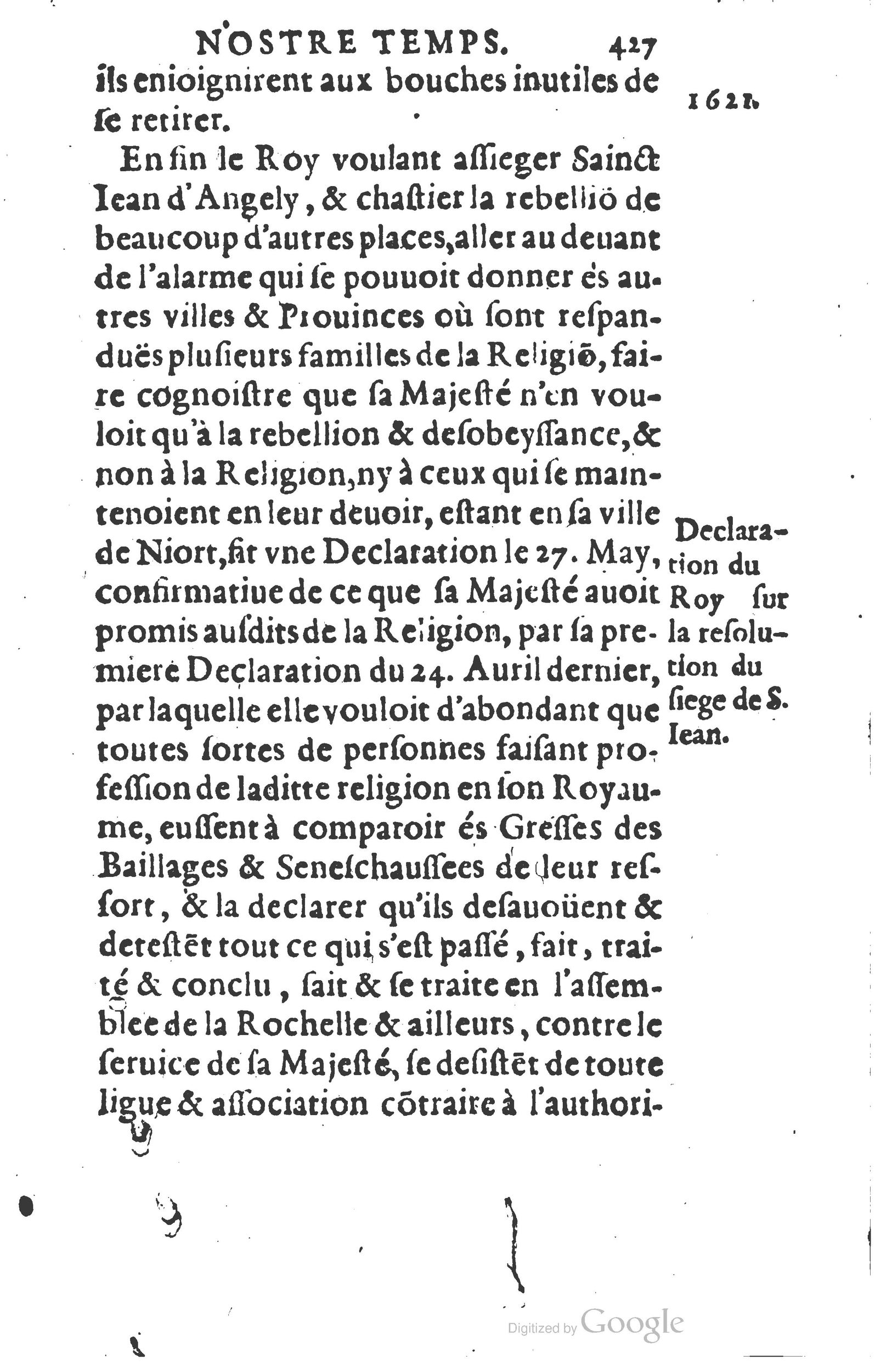 1624 - Joseph Bouillerot - Trésor de l’histoire générale de notre temps - BM Lyon 1624 - Joseph Bouillerot - Trésor de l’histoire générale de notre temps - BM Lyon