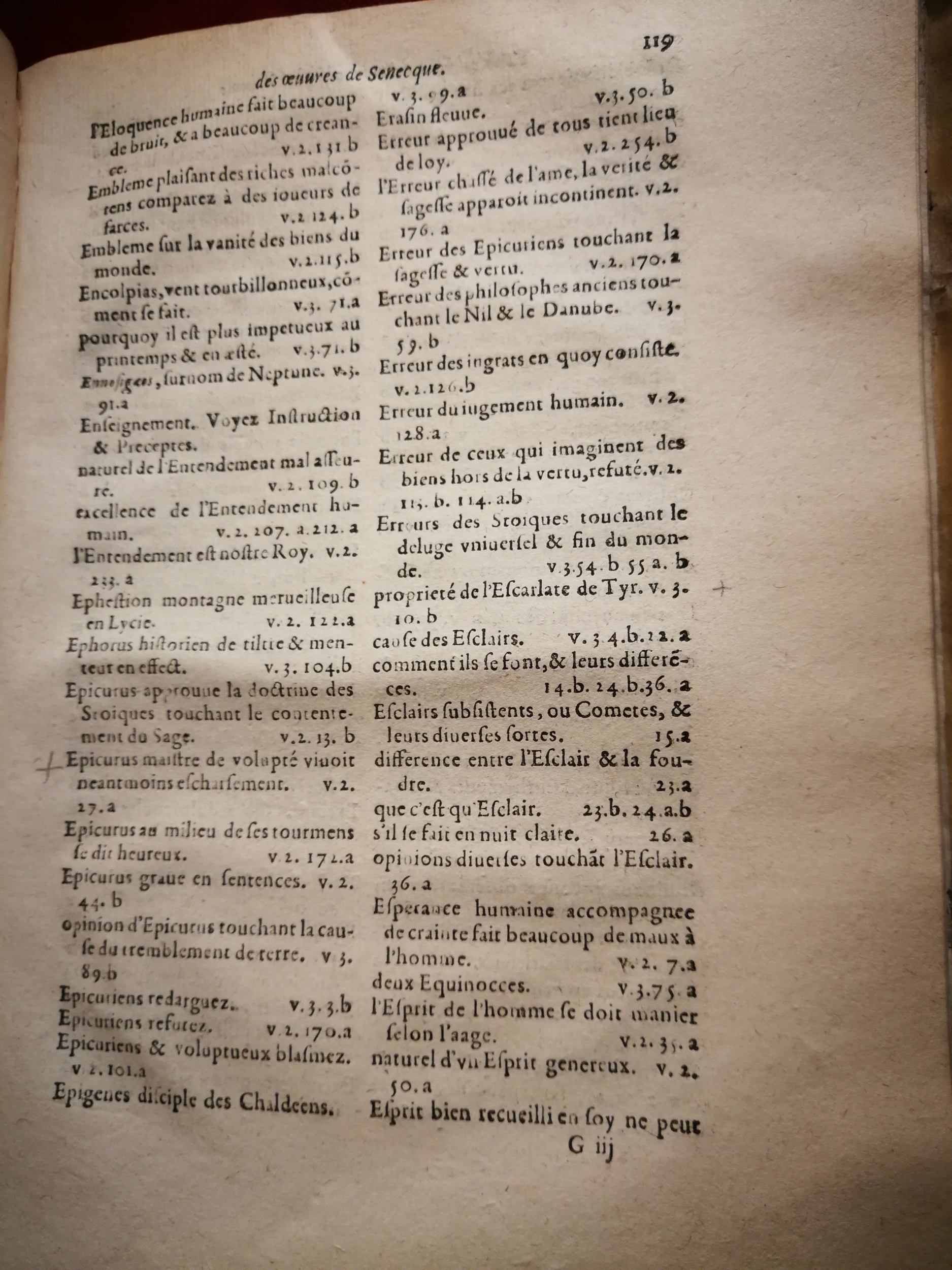 1595 - Jean Houzé - Œuvres morales et mêlées de Sénèque, Trésor de philosophie morale - T. 3 - BnF