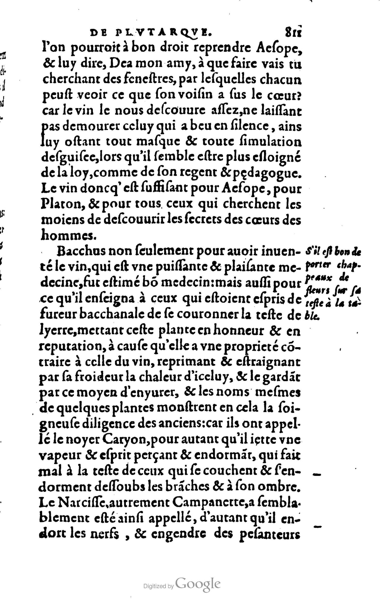 1578 - Jean Poupy - Trésor des morales de Plutarque - BSB Munich