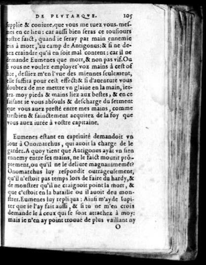 1574 - Benoît Rigaud - Trésor des vies de Plutarque - Avignon