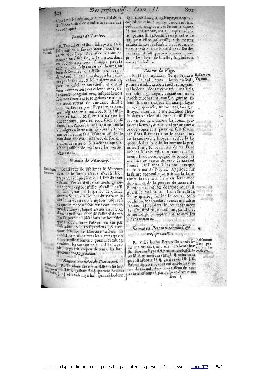 1609 - Étienne Gamonet - Grand dispensaire ou Trésor général et particulier des préservatifs - BIU Santé