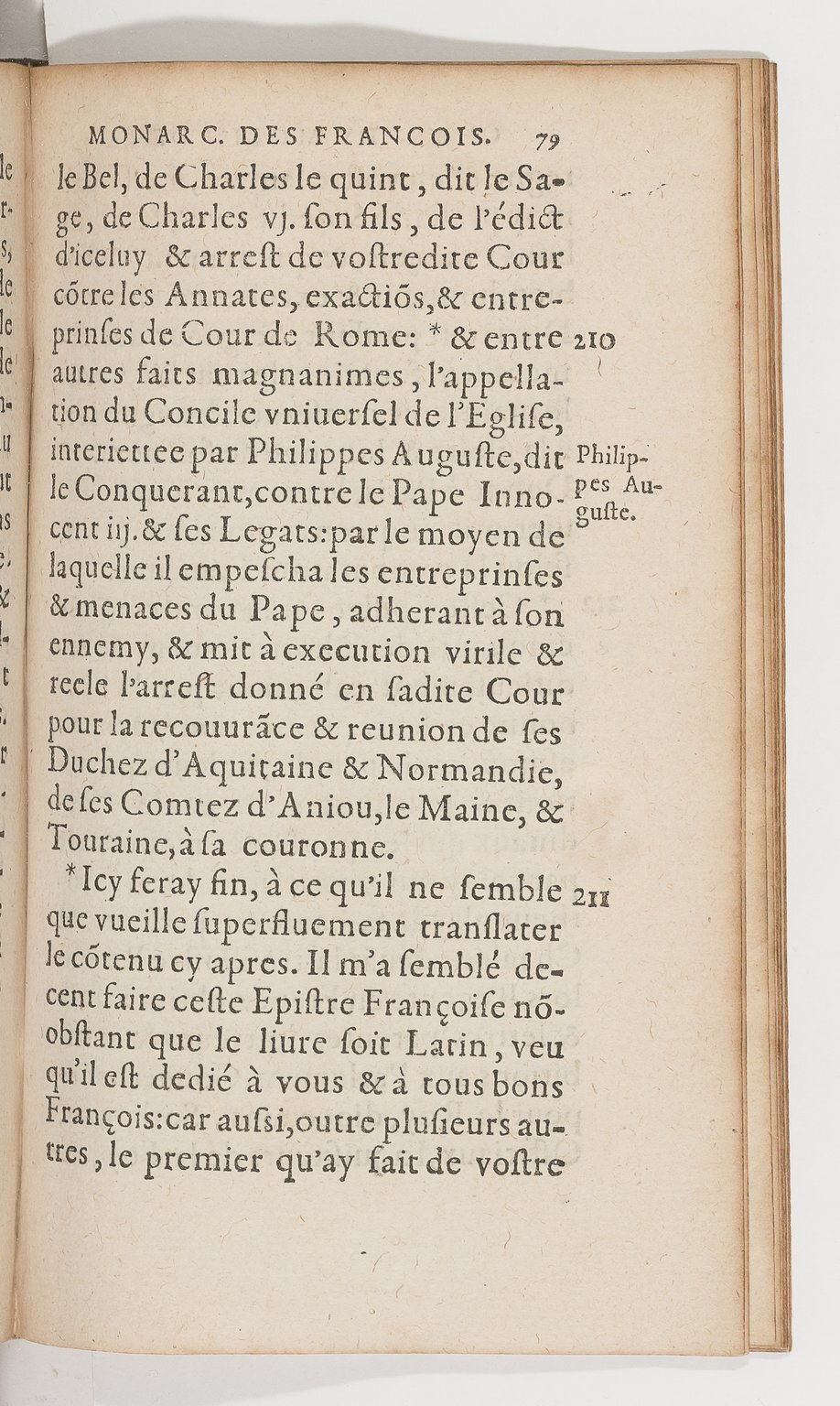 1583 - Galiot Corrozet - Trésor des histoires de France - BnF