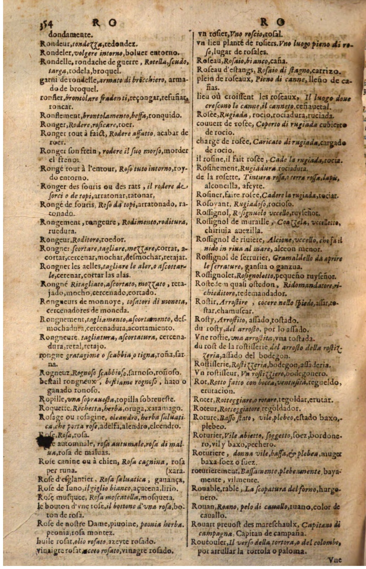 1644 - Jacques Crespin - Trésor des trois langues - Passau