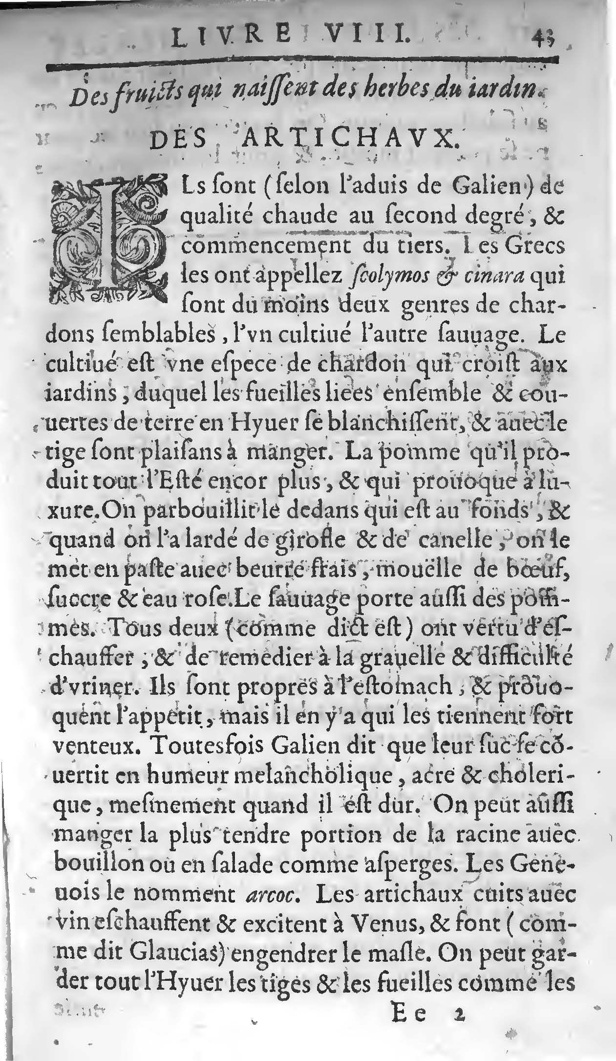 1607 - Étienne Servain et Jean Antoine Huguetan - Trésor de santé ou ménage de la vie humaine - BIU Santé 1607 - Étienne Servain et Jean Antoine Huguetan - Trésor de santé ou ménage de la vie humaine - BIU Santé