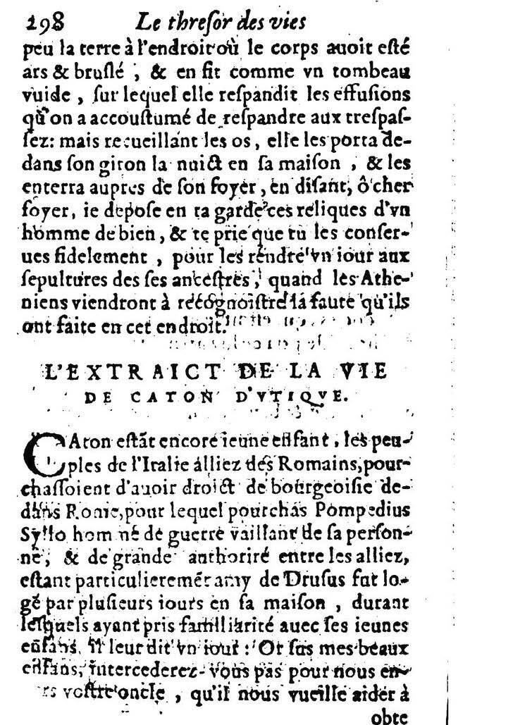 1611 - Pierre Rigaud - Trésor des vies de Plutarque - BM Lyon