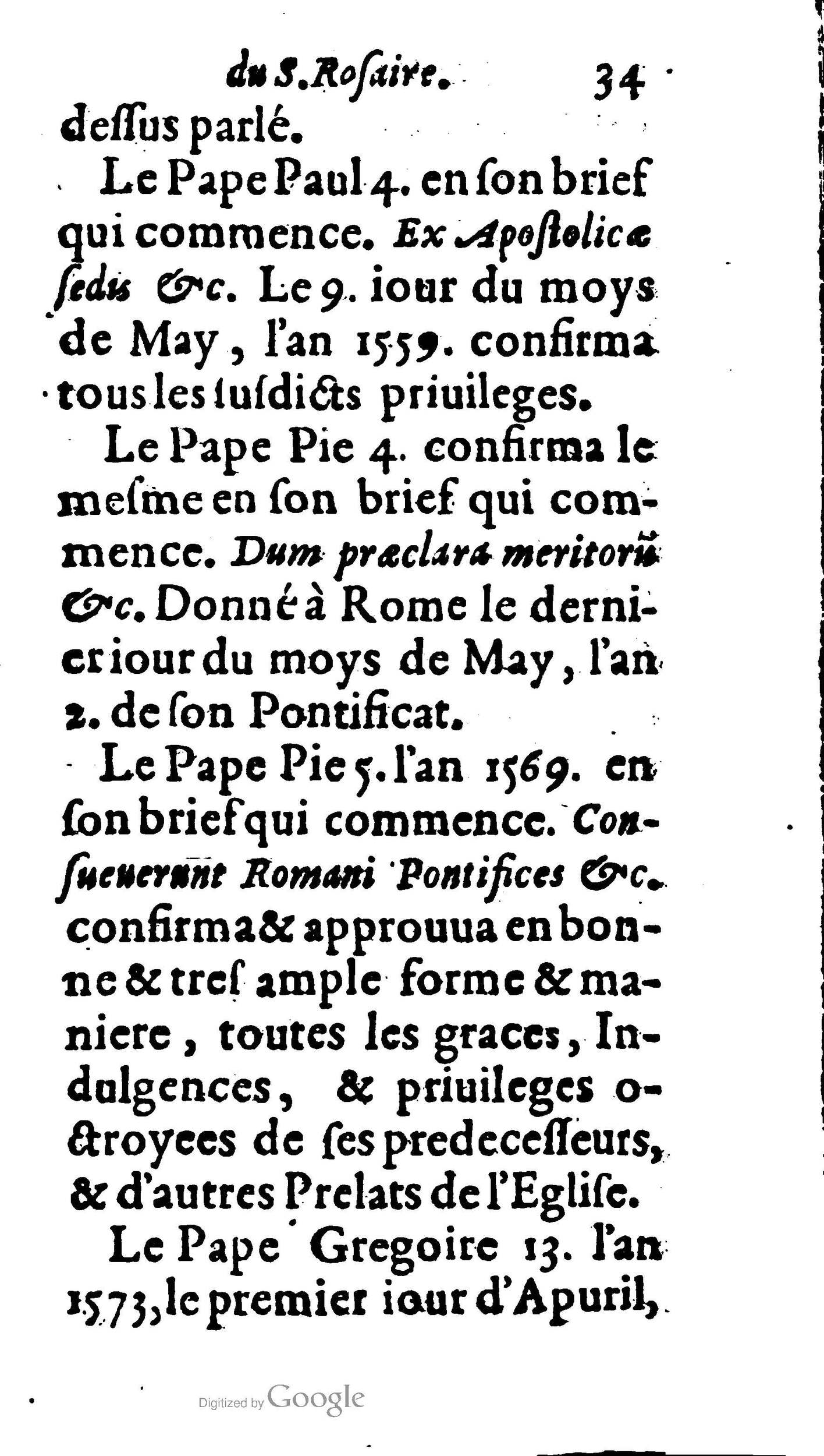 1604 - Jean Le Bouc - Trésor des indulgences du Saint Rosaire - BM Lyon