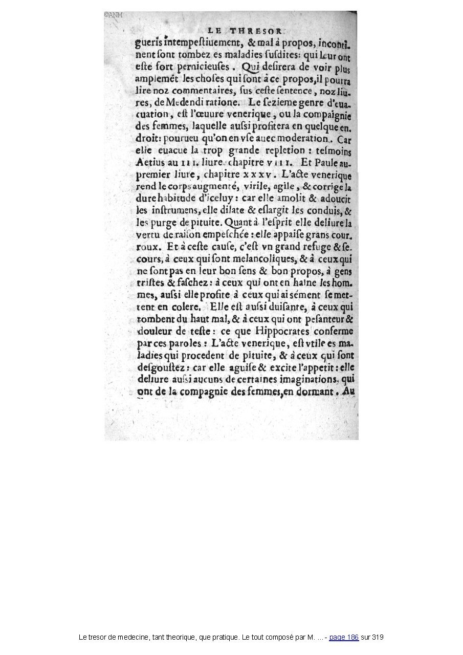 1560 - Pierre et Jan Moine - Trésor de médecine - Université Paris Cité