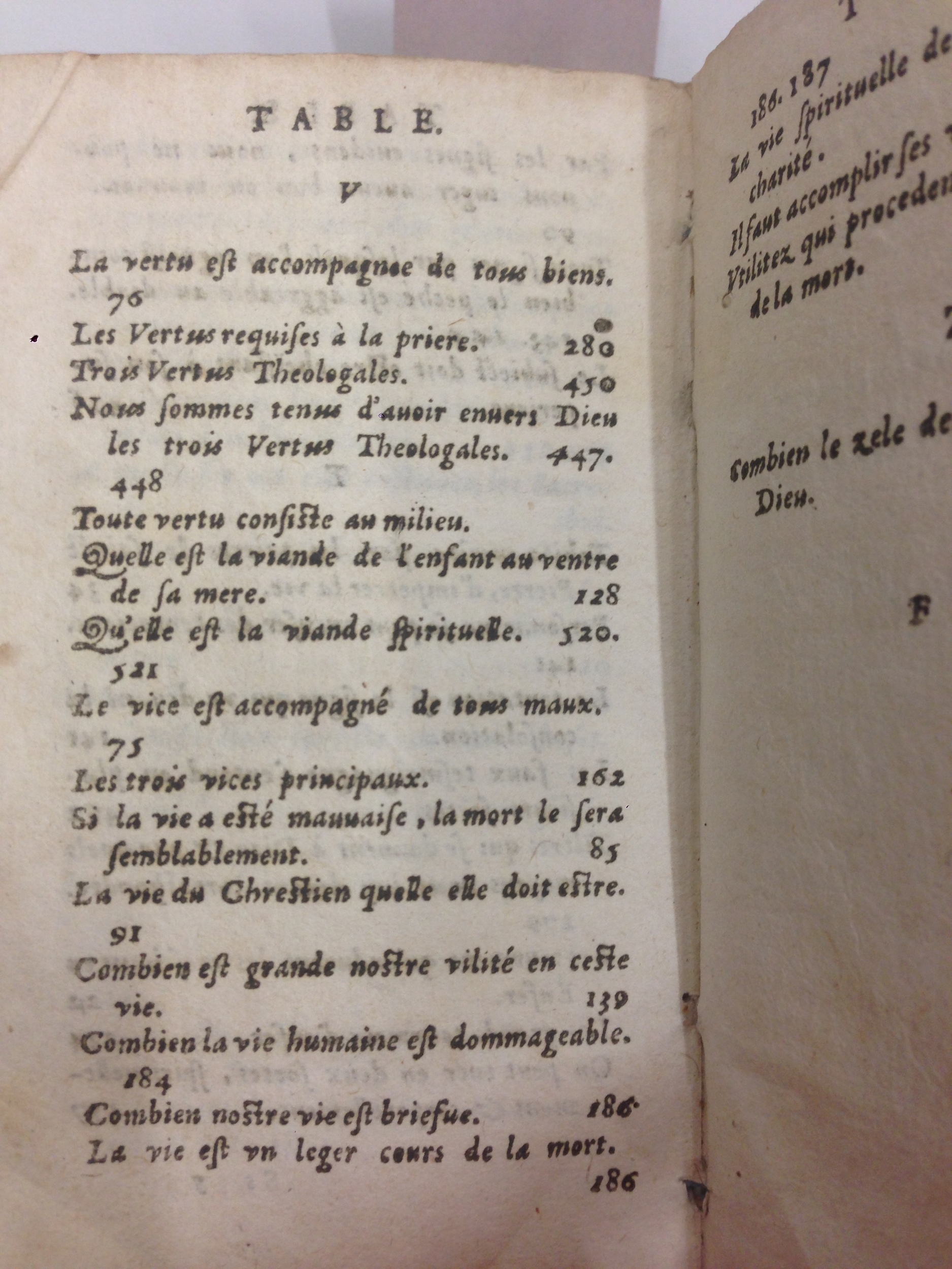 1592 - Jean Pillehotte - Trésor et abrégé de toutes les œuvres spirituelles du révérend Père F. Louis de Grenade - Castelnaudary 1592 - Jean Pillehotte - Trésor et abrégé de toutes les œuvres spirituelles du révérend Père F. Louis de Grenade - Castelnaudary