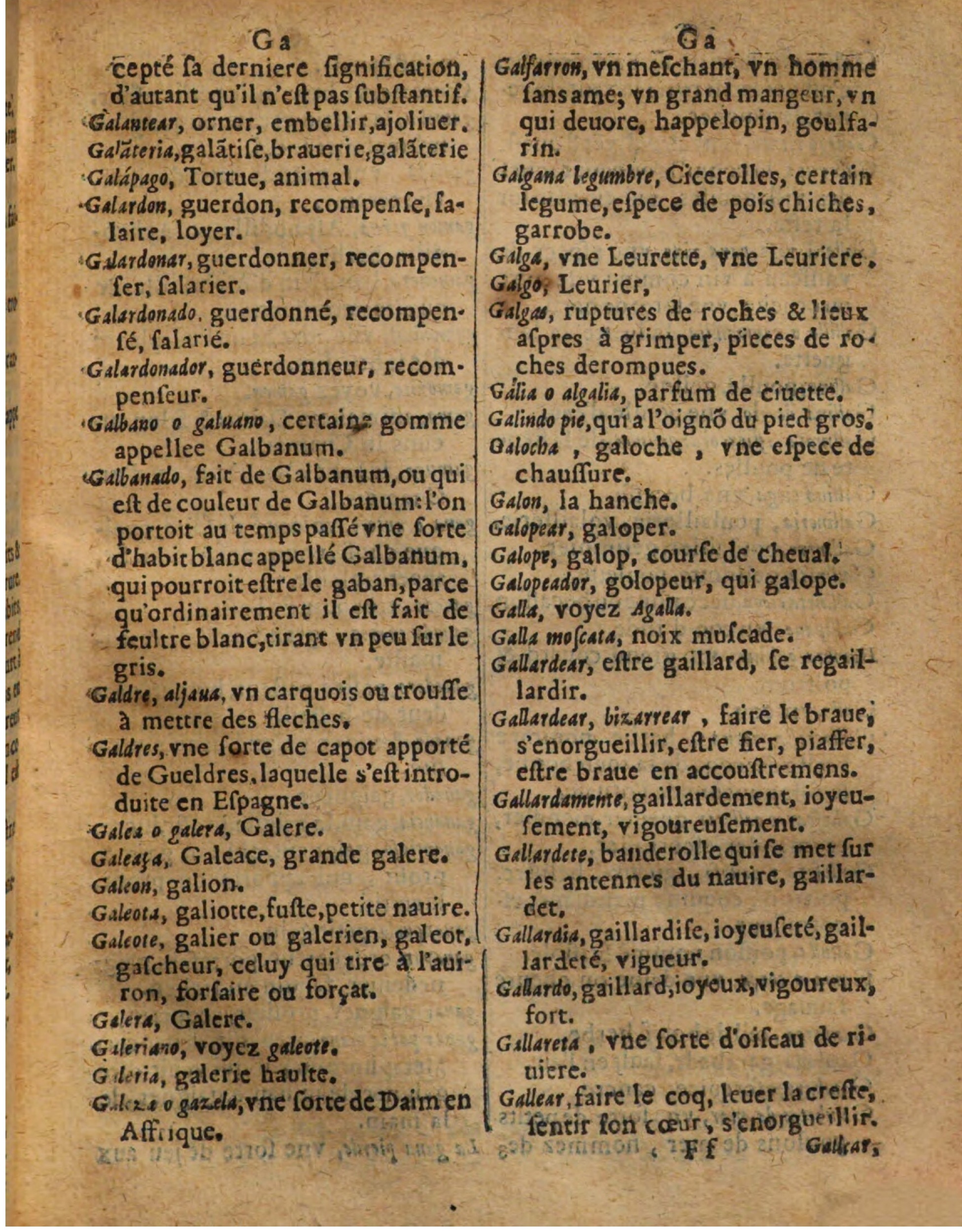 1625 - Hubert Antoine - Trésor des deux langues espagnole et française - Augsbourg