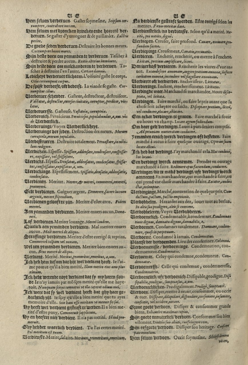 1573 - Christophe Plantin - Trésor du langage bas-allemand - Greifswald 1573 - Christophe Plantin - Trésor du langage bas-allemand - Greifswald