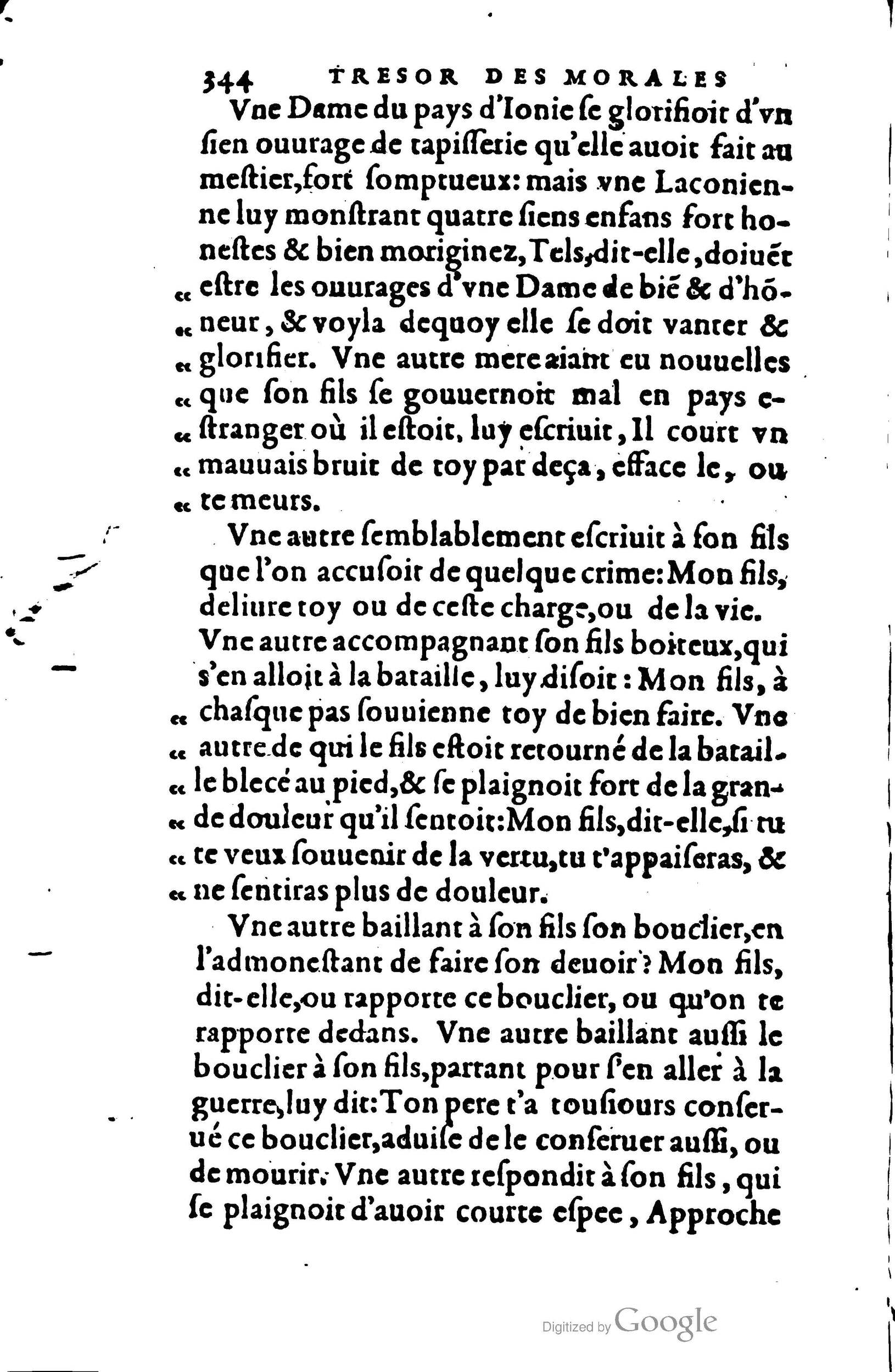 1578 - Jean Poupy - Trésor des morales de Plutarque - BSB Munich